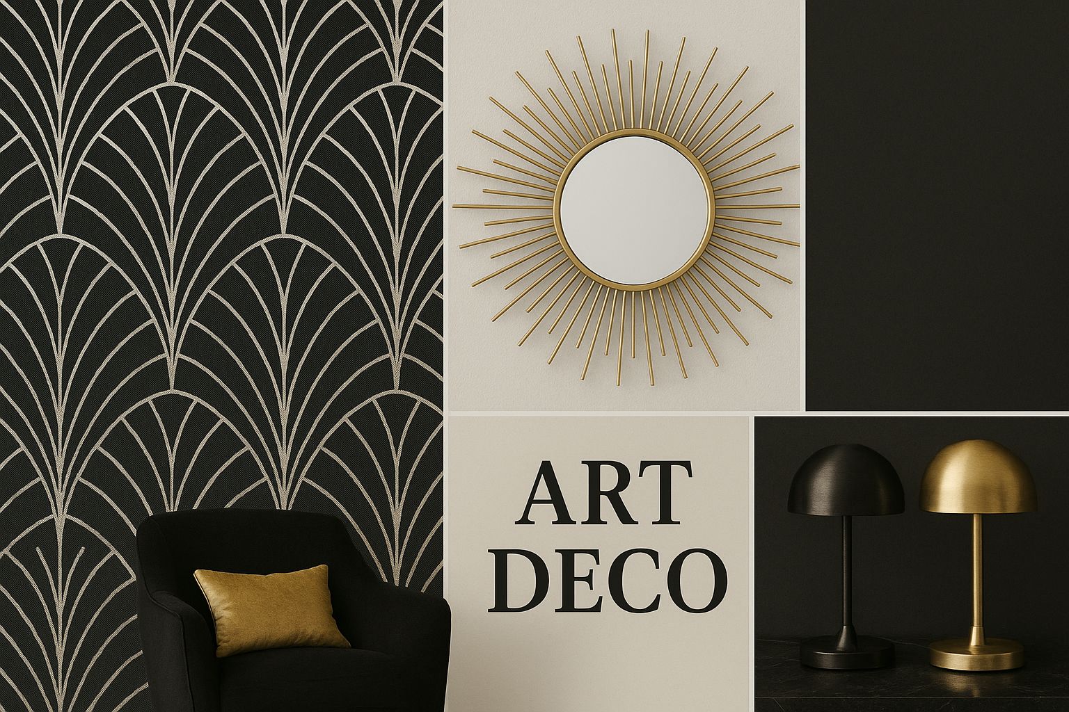 art deco moodboard