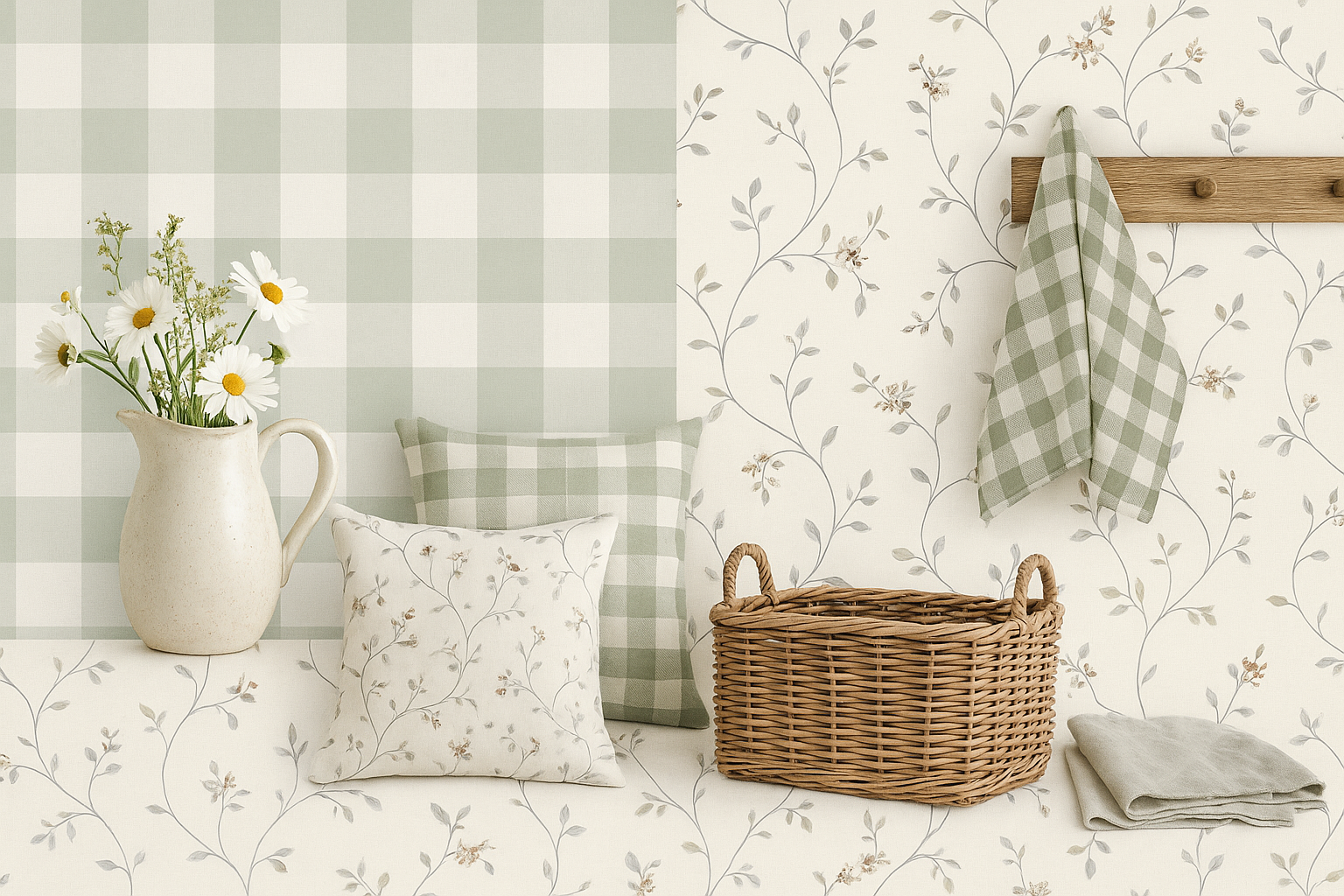 tapety a venkovský styl