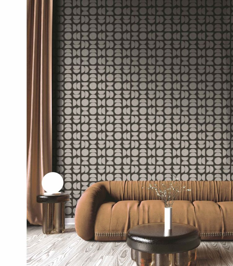 Tyrkysová vliesová tapeta na zeď, geometrický vzor, 30155, Energie, Cristiana Masi by Parato