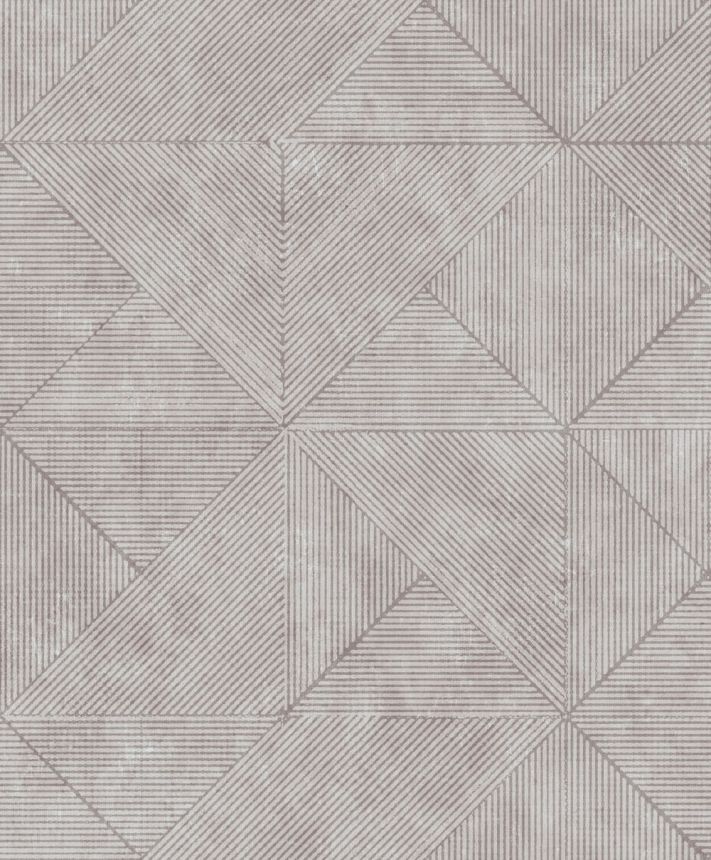 Geometrická vliesová tapeta na zeď, šedá, GL76102, Blossom, Prestige Wallcoverings