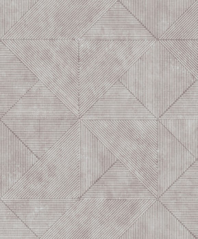 Geometrická vliesová tapeta na zeď, šedá, GL76102, Blossom, Prestige Wallcoverings