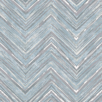 Geometrická vliesová tapeta na zeď, modro-šedá, GL76304, Blossom, Prestige Wallcoverings