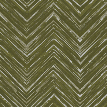 Geometrická vliesová tapeta na zeď, zeleno-zlatá, GL76305, Blossom, Prestige Wallcoverings