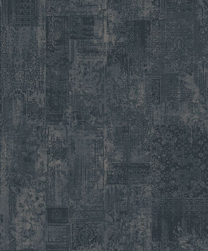 Vliesová tapeta na zeď, modrá, vintage ornamenty, GL76403, Blossom, Prestige Wallcoverings