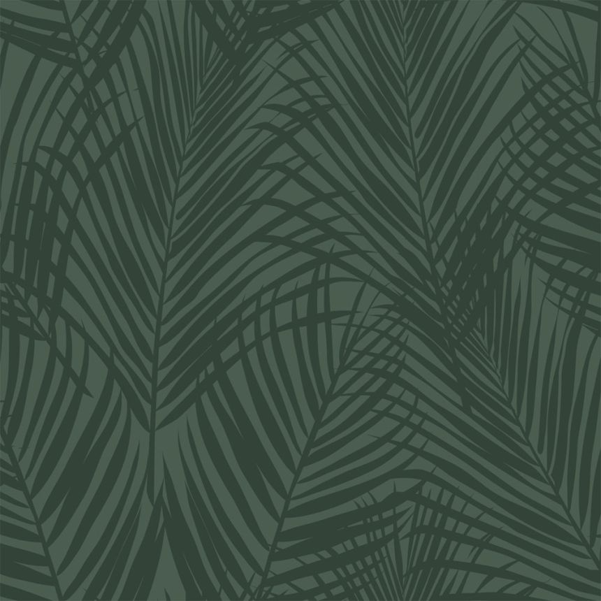 Vliesová tapeta na zeď, palmové listy, zelená, 139303, Bloom, Esta Home