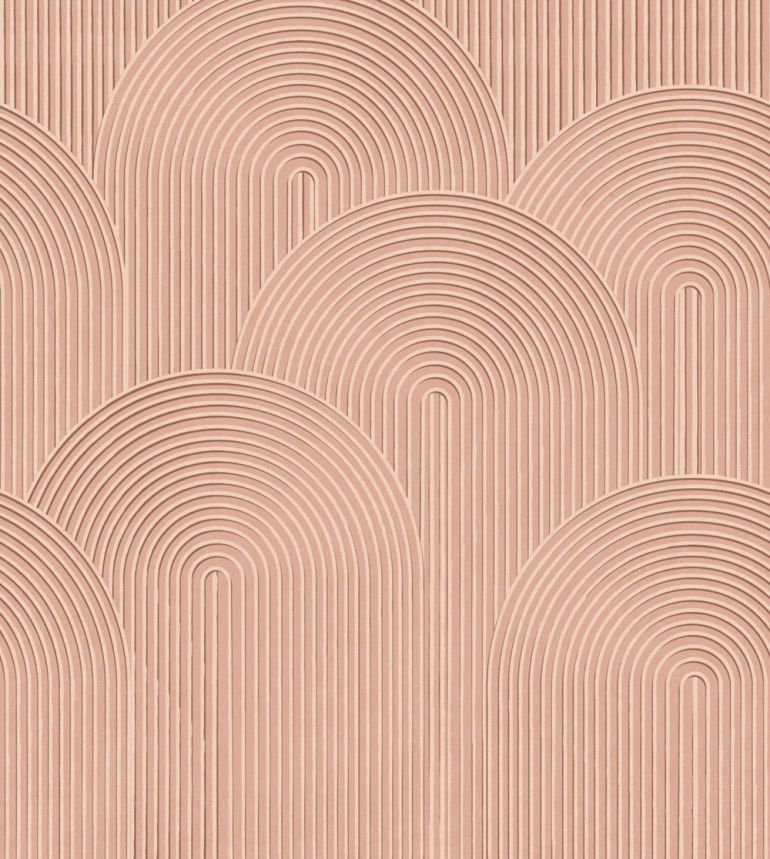 3D Geometrická vliesová fototapeta na zeď, růžová, 159383, Bloom, Esta Home