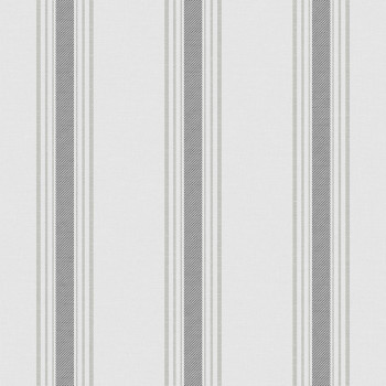 Vliesová tapeta na zeď, černá, pruhy,  9810-3, Essential Stripes, ICH Wallcoverings