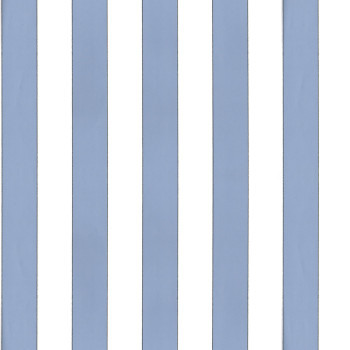 Vliesová tapeta na zeď, modro-bílá, pruhy,  5060-1, Essential Stripes, ICH Wallcoverings