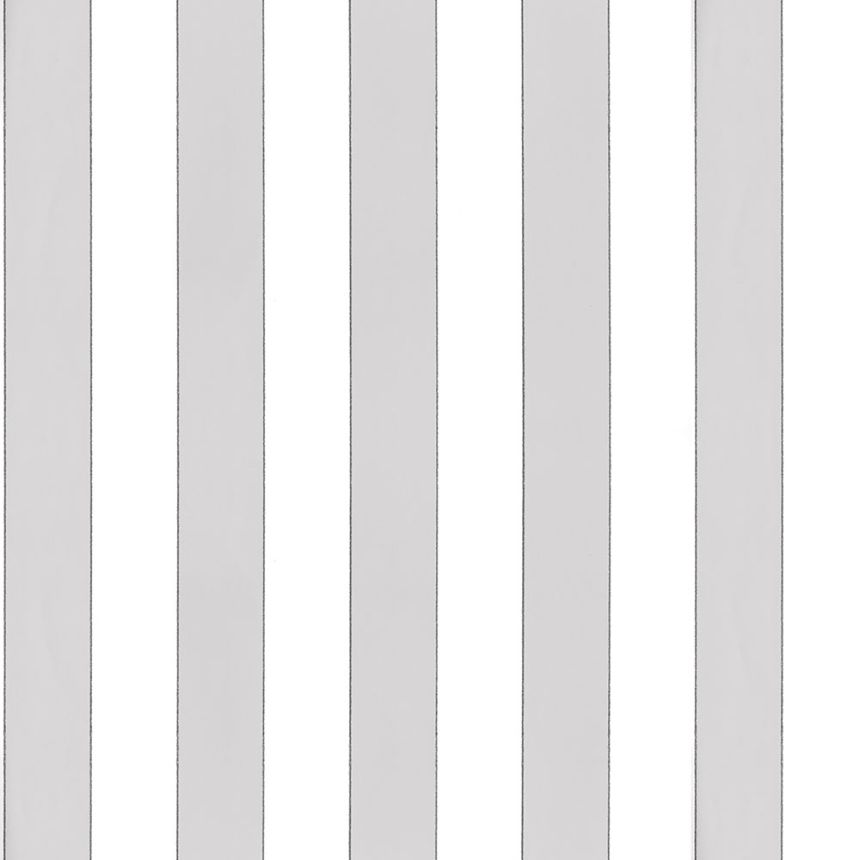 Vliesová tapeta na zeď, šedo-bílá, pruhy,  5060-2, Essential Stripes, ICH Wallcoverings