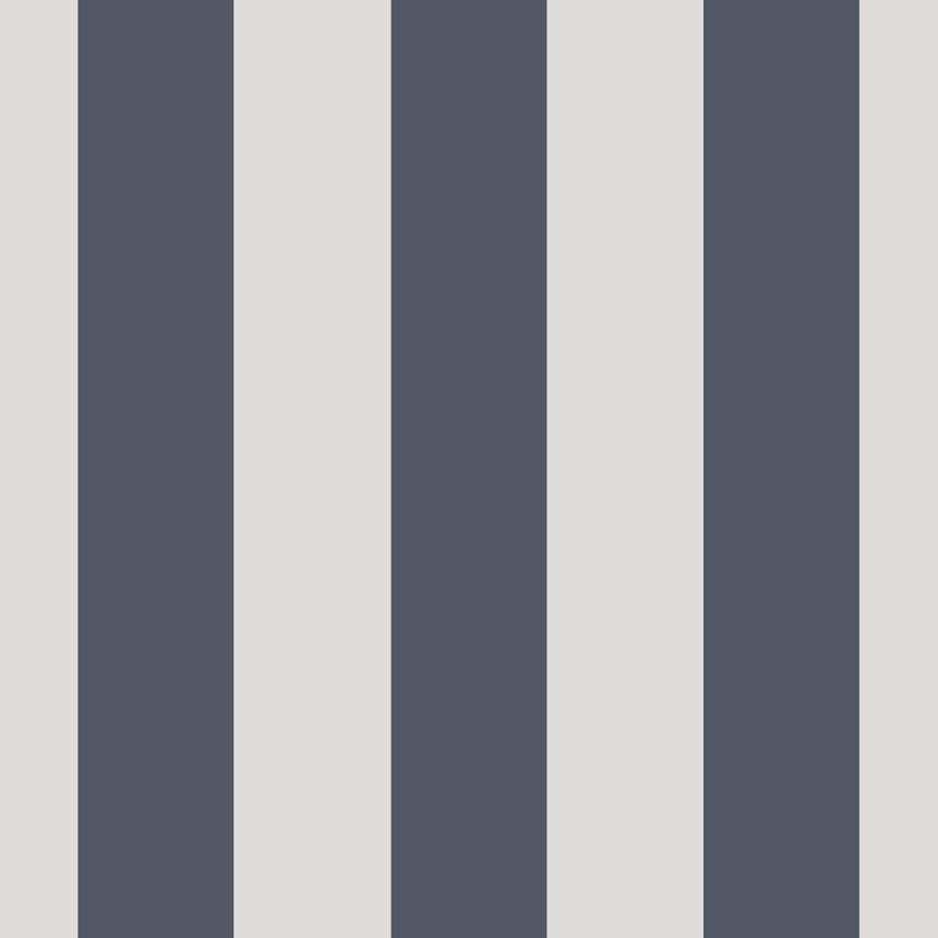 Vliesová tapeta na zeď, modro-bílá, pruhy,  9814-1, Essential Stripes, ICH Wallcoverings