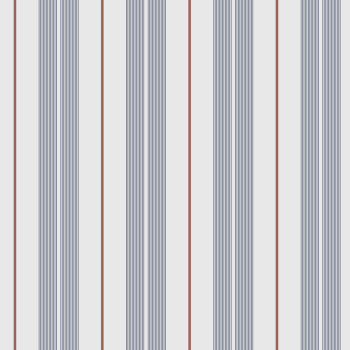 Vliesová tapeta na zeď, modrá, pruhy,  9815-1, Essential Stripes, ICH Wallcoverings