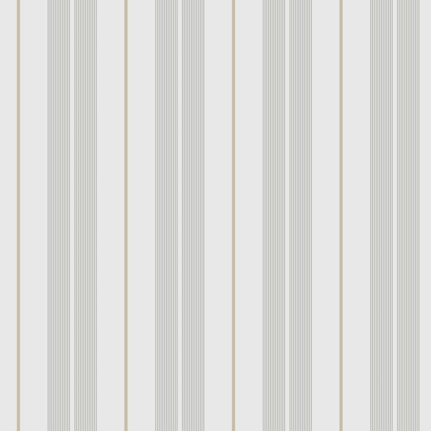 Vliesová tapeta na zeď, šedá, pruhy,  9815-3, Essential Stripes, ICH Wallcoverings