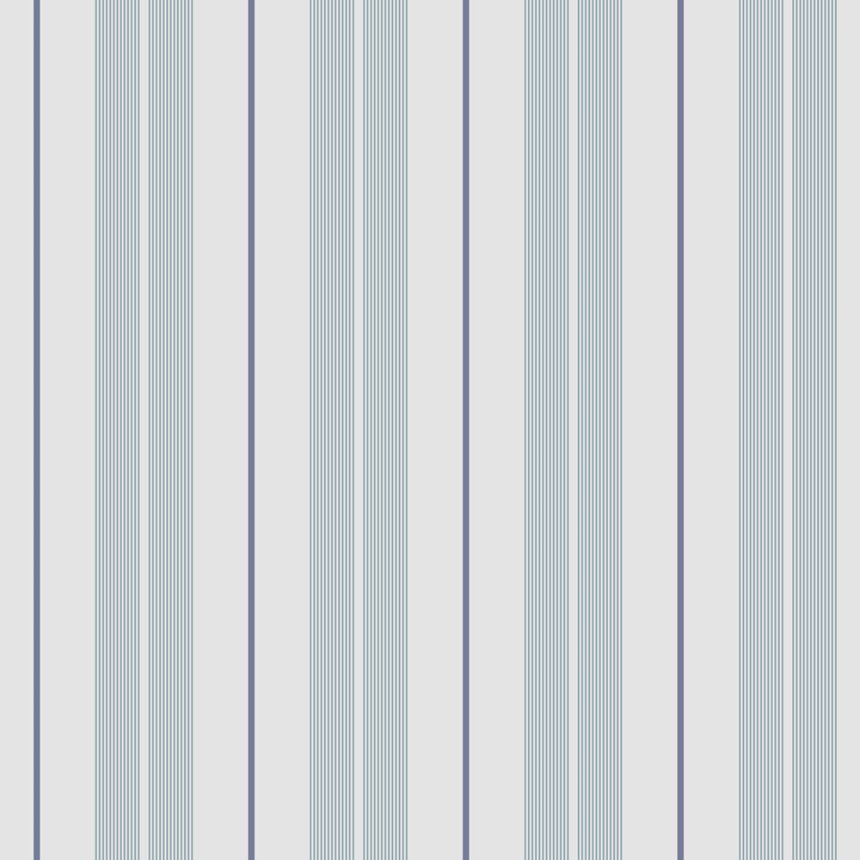 Vliesová tapeta na zeď, modrá, pruhy,  9815-6, Essential Stripes, ICH Wallcoverings