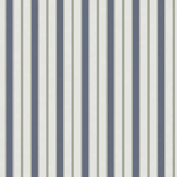 Vliesová tapeta na zeď, modro-zelená, pruhy,  9816-1, Essential Stripes, ICH Wallcoverings