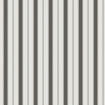 Vliesová tapeta na zeď, šedo-černá, pruhy,  9816-4, Essential Stripes, ICH Wallcoverings