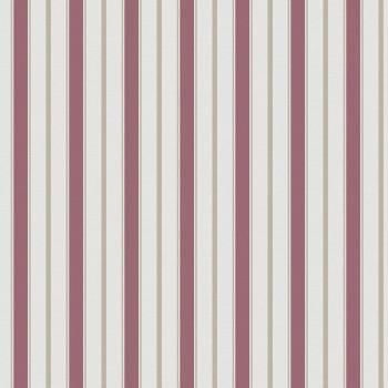 Vliesová tapeta na zeď, červeno-béžová, pruhy,  9816-6, Essential Stripes, ICH Wallcoverings