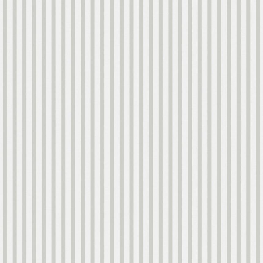 Vliesová tapeta na zeď, šedo-bílá, pruhy,  9817-3, Essential Stripes, ICH Wallcoverings