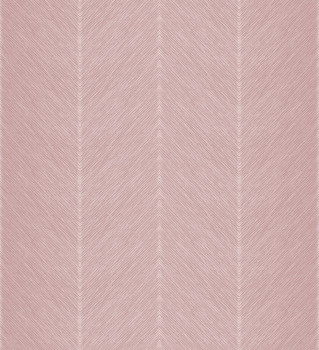 Růžová vliesová tapeta na zeď,  cik cak vzor, M1803-2, Mika,  ICH Wallcoverings