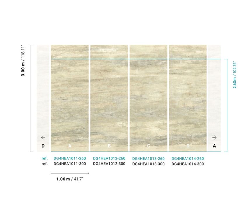 Abstraktní vliesová fototapeta  na zeď, DG4HEA1012-300, Wall Designs IV, Khroma by Masureel