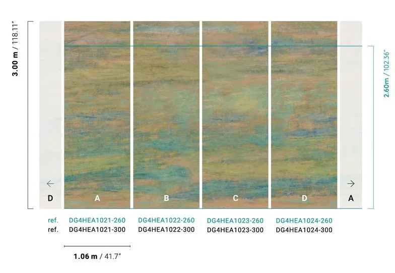 Abstraktní vliesová fototapeta  na zeď, DG4HEA1021-260, Wall Designs IV, Khroma by Masureel