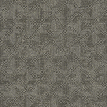 Šedo-hnědá geometrická vliesová tapeta na zeď, A68201, Vavex 2026