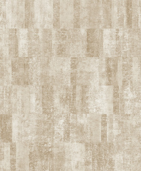 Béžová geometrická vliesová tapeta na zeď, A69402, Omura, Grandeco