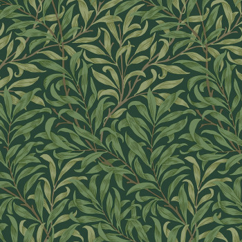 Vliesová tapeta na zeď, zelená, větvičky, 124247, William Morris At Home