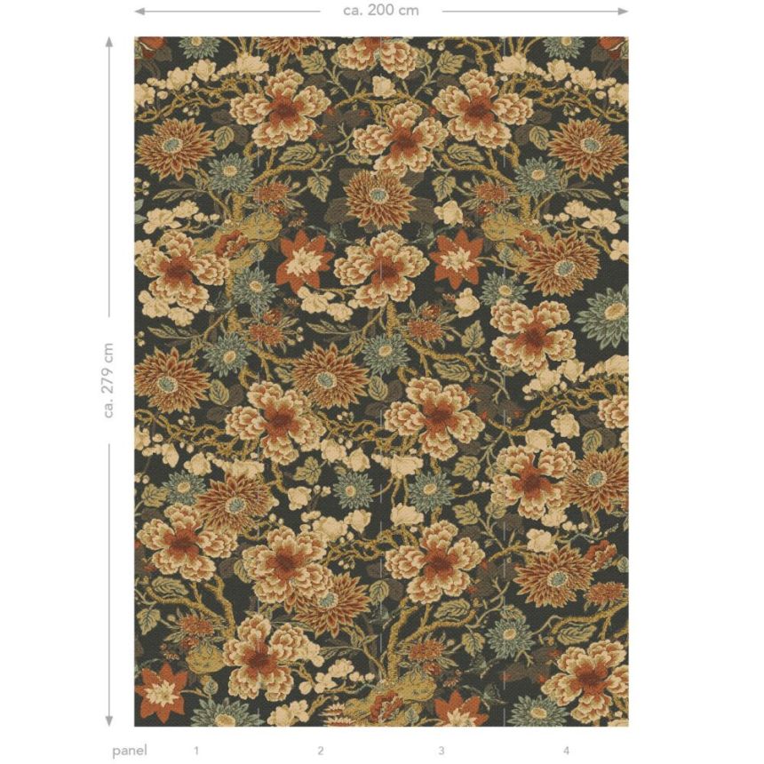 Květinová vliesová fototapeta na zeď, 159412, Bloom, Esta Home