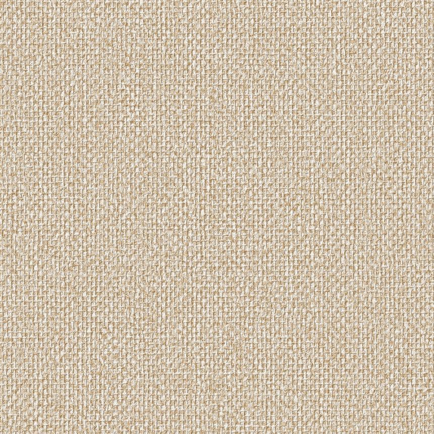 Vliesová tapeta na zeď, hnědo-béžová, látková textura, SA524094, Santa Fe, Design ID