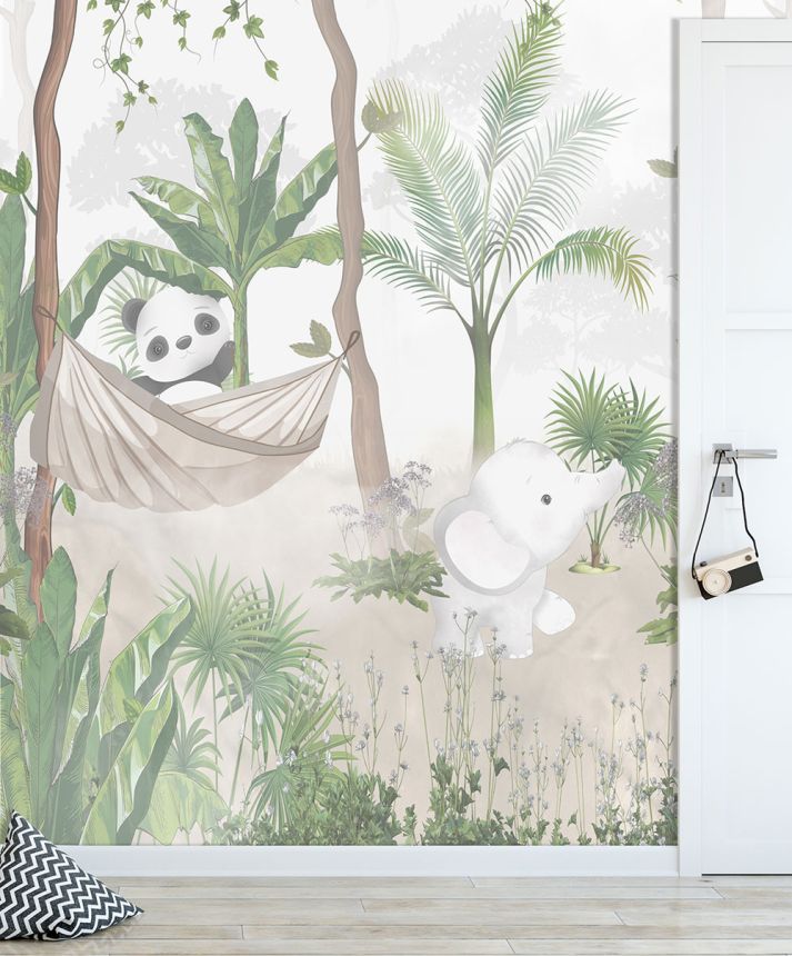 Dětská vliesová obrazová tapeta na zeď, zvířátka, CW6010-1, Cute Walls, Decoprint