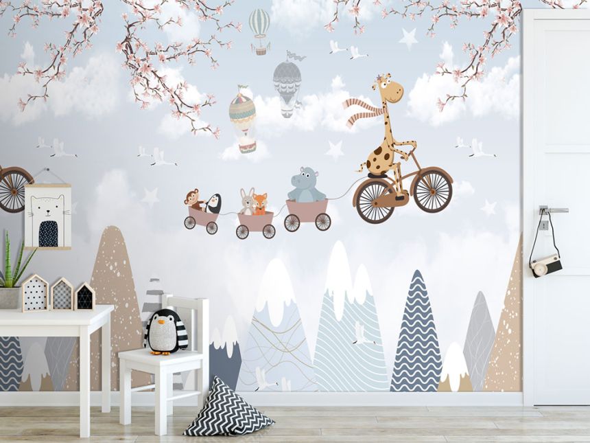 Dětská vliesová obrazová tapeta na zeď, zvířátka, CW6033-1, Cute Walls, Decoprint