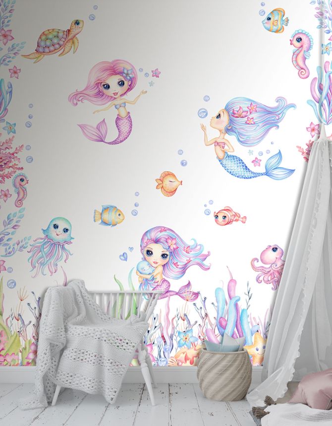 Dětská vliesová obrazová tapeta na zeď, podmořský svět, CW6059-1, Cute Walls, Decoprint