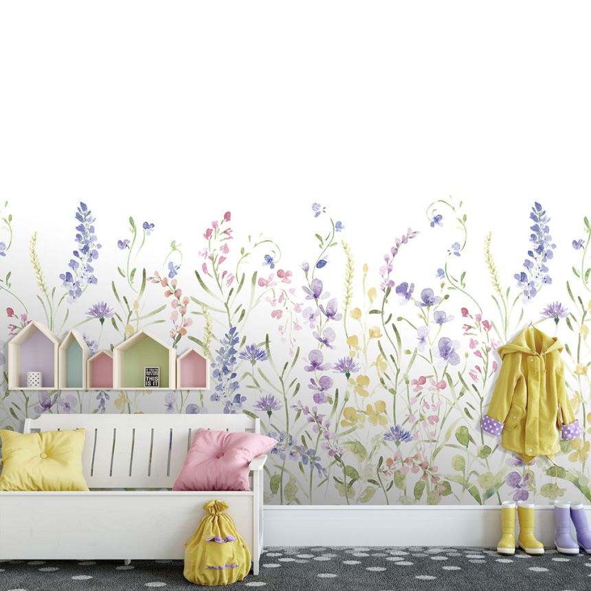 Vliesová obrazová tapeta na zeď, květiny, CW6120-1, Cute Walls, Decoprint