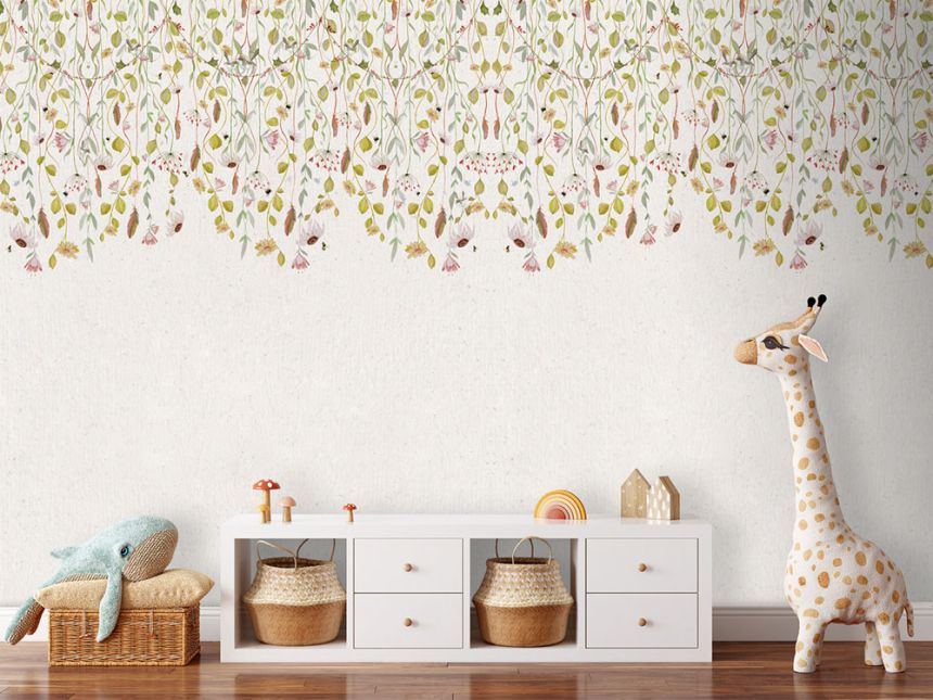 Vliesová obrazová tapeta na zeď, květiny, CW6124-2, Cute Walls, Decoprint