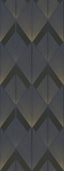 Geometrická vliesová obrazová tapeta na zeď, modrá, FW4035-1, Feature Walls, Decoprint