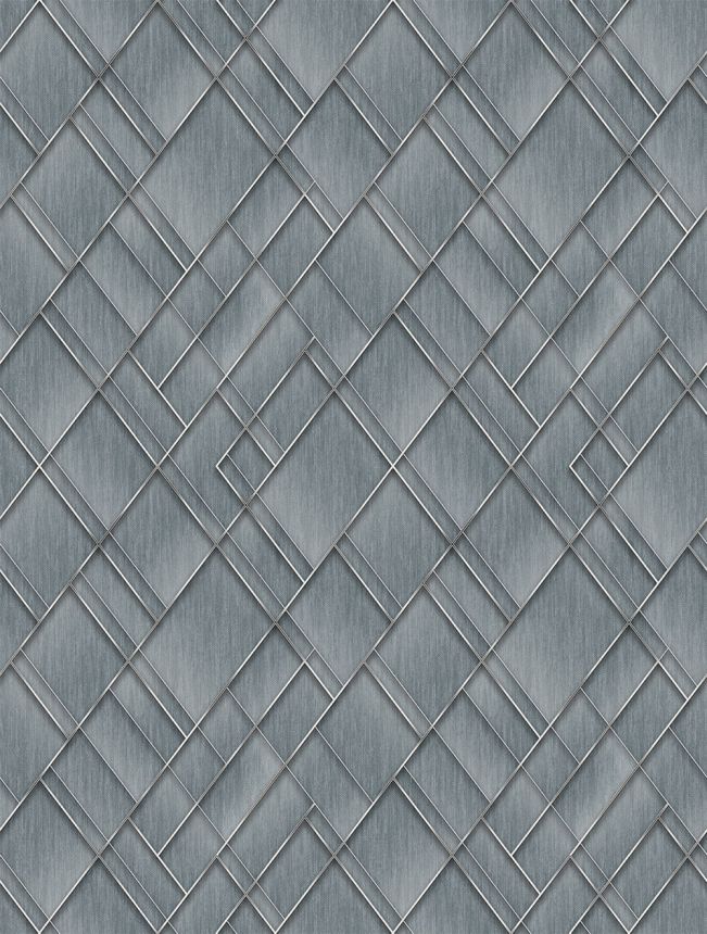 Geometrická vliesová obrazová tapeta na zeď, modrá, FW4037-2, Feature Walls, Decoprint