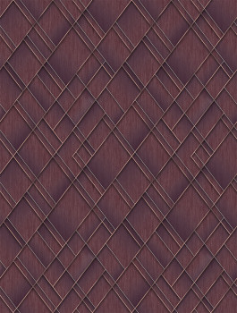 Geometrická vliesová obrazová tapeta na zeď, vínová, FW4037-4, Feature Walls, Decoprint