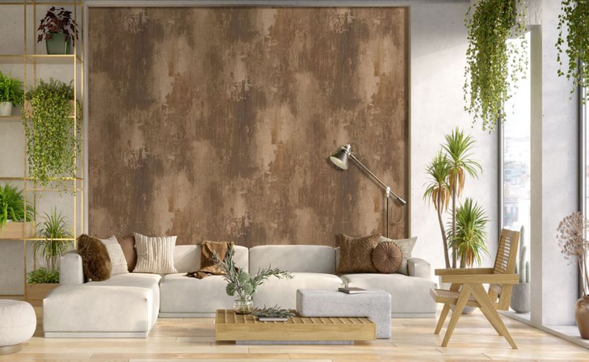 Vliesová obrazová tapeta na zeď, beton, hnědá, FW4044-4, Feature Walls, Decoprint