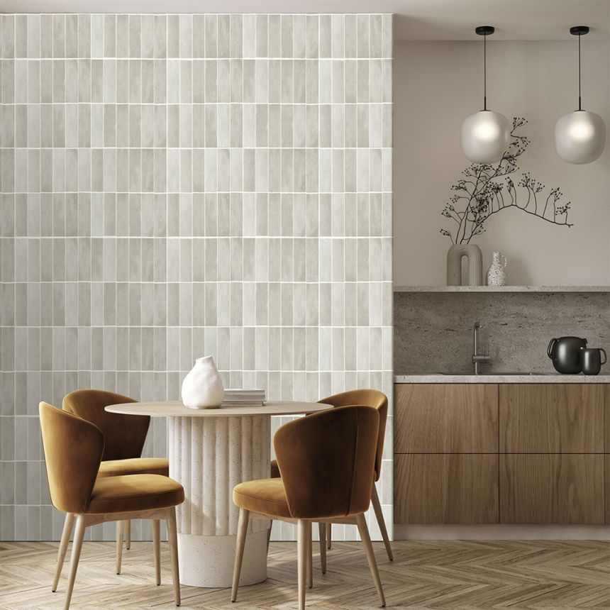 Vliesová obrazová tapeta na zeď, obklady, šedá, FW4045-5, Feature Walls, Decoprint